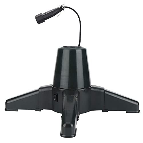 Kuuleyn Rotierender Ständer, Weihnachtsbaumständer Elektrische 360 Grad drehbare Basis Baumstützregaldeko rationen für Zuhause(40CM)