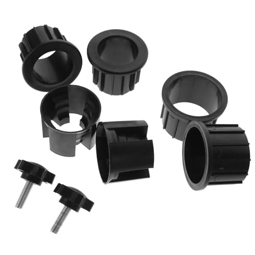 Milisten Teiliges Patio Sonnenschirmständer Zubehör Silikon Abdeckungen Schrauben für Schirmhalterung Wetterfest Robust Passend für Balkon und Strand Ersatzteile für Sonnenschirmständer