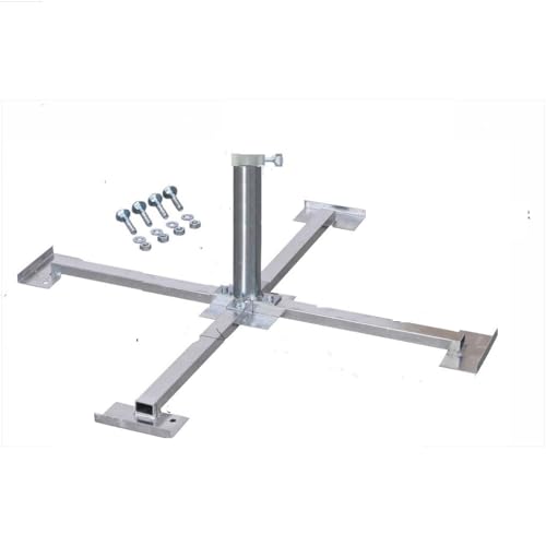 STABIELO Platten-Schirmständer, Deutscher Stahl, für Platten 40 x 40 cm Rohrdurchmesser 60 - Made in Baden Württemberg