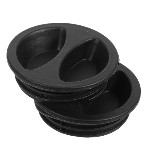 DOITOOL 2 Stück Teiliges Abflusslochabdeckung für Sonnenschirmständer Wasserdichtes Einfach zu Installierendes Zubehör mit Ablaufloch Kompatibel für Gartenschirme und Große