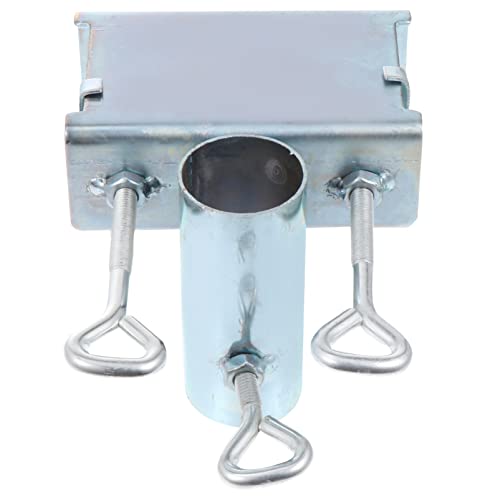 Baluue Sonnenschirmhalterung Robuste Schirmhalterungsklemme Sonnenschirmbefestigung Geeignet für Verschiedene Outdoor-sonnenschirme Verstellbares Design Passt an Befestigungspunkte Metall