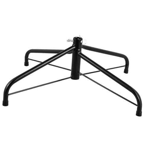 DOITOOL Faltbarer Weihnachtsbaumständer Metall Eisenhalter Robust Stabil für Künstliche Bäume Stangendurchmesser Weihnachtsbaumhalter Basis für Innen Außen