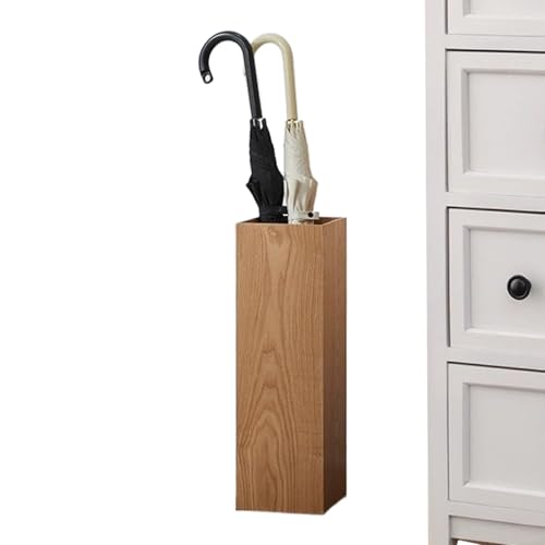 Generisch Regenschirm Aufbewahrung | Schirmständer Aus Holz,Gehstockeimer,für Terrasse, Eingangsbereich, Außenbereich, Flur, Bauernhaus, Büro, Garten, Zuhause, Schmutzfang,