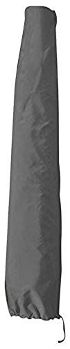 greemotion Schutzhülle Sonnenschirm 4m Durchmesser - Schirmhülle Marktschirm in Grau - Gartenmöbel Abdeckung - Sonnenschirmhülle - Schirmabdeckung Polyester - Gartenschutzhülle für Outdoor-Möbel