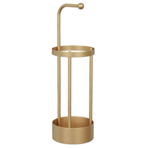 Folpus Schirmständer, Schirmständer aus Metall, moderner Schirmständerhalter mit Wasserauffangschale, Regenschirme Spazierstock-Organisation für Hotel, Garage, Haus, Büro, Stil A