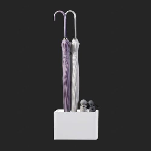 Generisch Schirmständer Regenschirm Vintage Schirmständer Weiß Befüllbar Umbrella Holder Home,White