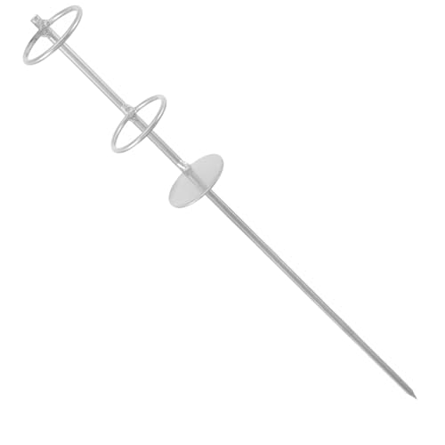 COLLBATH Metall Sonnenschirmständer Strand Erdanker Sandanker mit Griff Stabiler Schirmhalter für Angelschirm Camping und Garten Langlebig Leicht zu Transportieren Sicher und Rostfrei