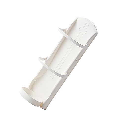 Gatuida Wandmontierter Regenschirmständer Weiß Praktischer Halter für Regenschirme und Aufbewahrung Platzsparendes Design für Zuhause und Langlebiges Material für Langfristige Nutzung zur