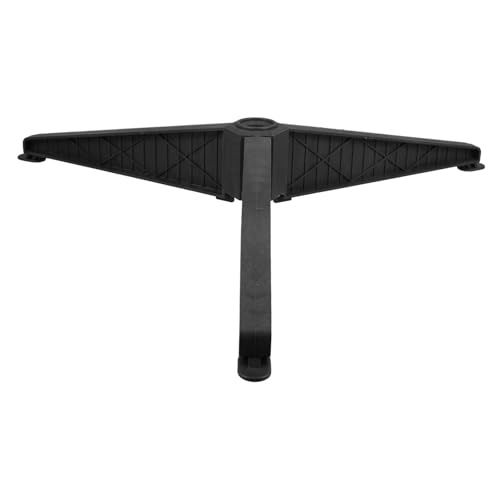 Ipetboom Christbaumständer runden Weihnachtsbaumbein Pole außen klein Weihnachtsbaumhalter künstlicher Mini-Weihnachtsbaum Bein für Weihnachtsbaum Weihnachtsbaumehalter Polystyrol Schwarz