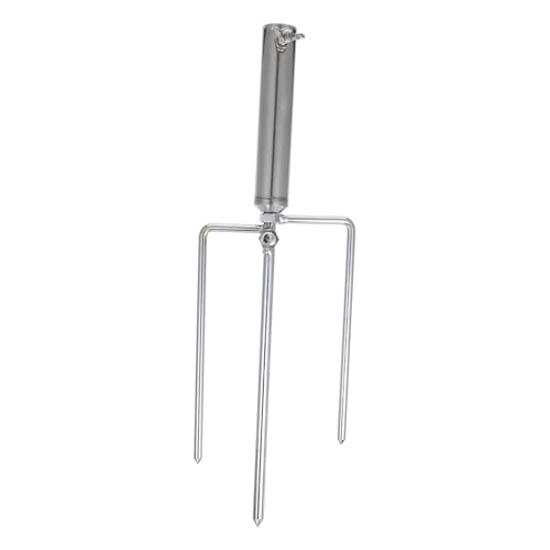 TOYANDONA 1 Stück Bodenschirmständer Neigungsschirme Gewichte Schirmständer Gartendeck Schirmhalterung Basis Geländer Sonnenanker Schirmhalter Klemme Terrasse Silber Edelstahl