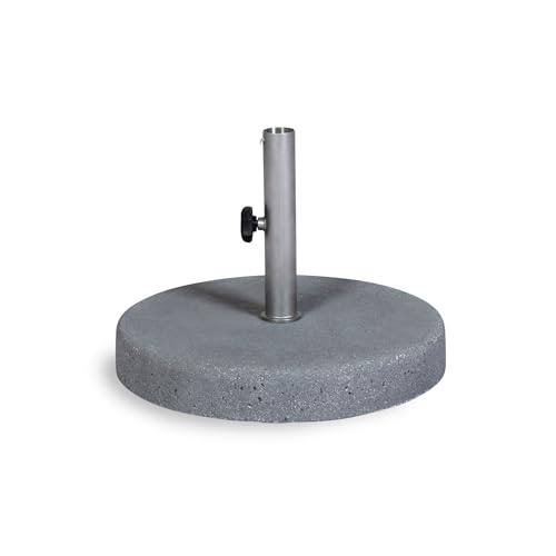 Generisch Design-Schirmständer Beton rund 35 kg - passend für Weishäupl Pagodenschirm Ø 240 cm