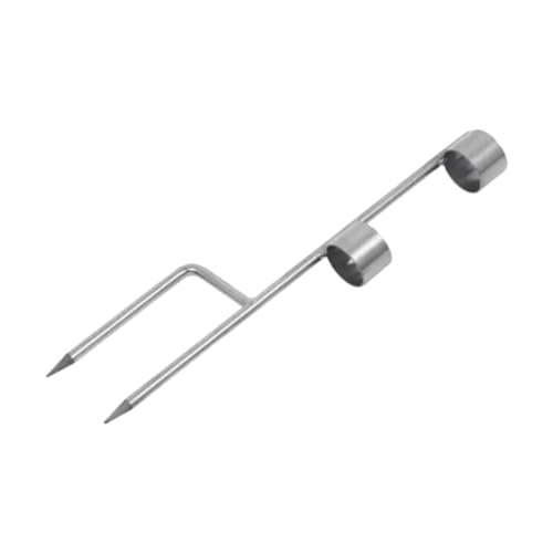 Folpus Schirmständer-, Grasschirm-Erdspieß, Edelstahl, Metallständer, Bodengrasbohrerhalter für Rasen, S