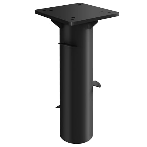 Outsunny Sonnenschirmständer aus Beton, Ampelschirmständer Schirmständer Quadrarisch Schirmhalter, Ständer für Ampelschirm 113/92 mm, Schirmgewicht für Balkon, Terasse, Garten, Dunckelgrau