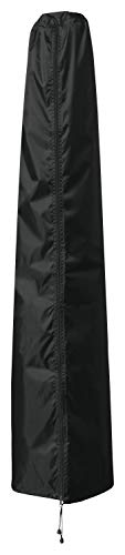B.PRIME Schutzhülle für Sonnenschirme mit 280cm bis 350cm Durchmesser - Abdeckhaube H228cm x B30/45cm - Wasserdicht atmungsaktiv und UV-stabilisiert - Premium Abdeckung 210D Polyester Oxford Gewebe