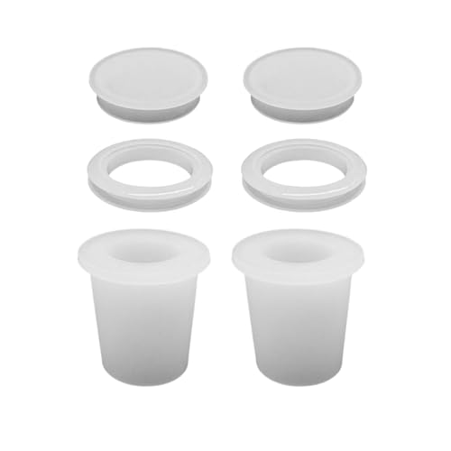 Hailerio Patio Tisch Markisen Lochring Stopfen | 6er Set Markisentisch Lochring,Passt Für 5-6.35 cm Tischloch Sonnenschirm Adapter - Möbelzubehör Für Garten Café Terrasse