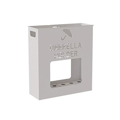 GUIXAN Schirmständer, Schirmständer Für Den Haushalt, Hotelbeleuchtung, Kann 12-20 Lange Und Kurze Schirme Aufbewahren, Kommerzieller Schirmeimer/Weiß/36 * 13 * 41Cm