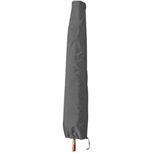 greemotion Schutzhülle Sonnenschirm 3m Durchmesser - Schirmhülle Marktschirm in Grau - Gartenmöbel Abdeckung - Sonnenschirmhülle - Schirmabdeckung Polyester - Gartenschutzhülle für Outdoor-Möbel