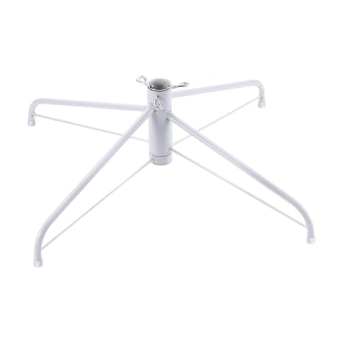 Gitohoni Weihnachtsbaumständer Metall Ersatz Christbaum Halter Faltbare Metallbasis Standfuß Stabil Klappbar für Festliche Dekoration Zuhause, 19-mm-Rohr x 30 cm