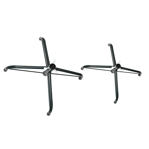 Cabilock 2st Christbaumständer Gefälschter Baumständer Drehbarer Weihnachtsbaumständer Weihnachtsbaumbasis Weihnachtsbaumsockel Weihnachtsstrumpfhalter Weihnachtsbaumregal Metall Haushalt