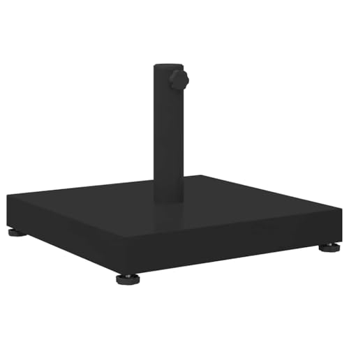 SKM Schirmständer für draußen Schwarz 45 x 45 x 31,5 cm,Heim & Garten,Rasen & Garten,Garten & Balkon,Zubehör für Sonnenschirme & Sonnenschutze,Sonnenschir mständer,Schwarz,27.05 kg,42010004
