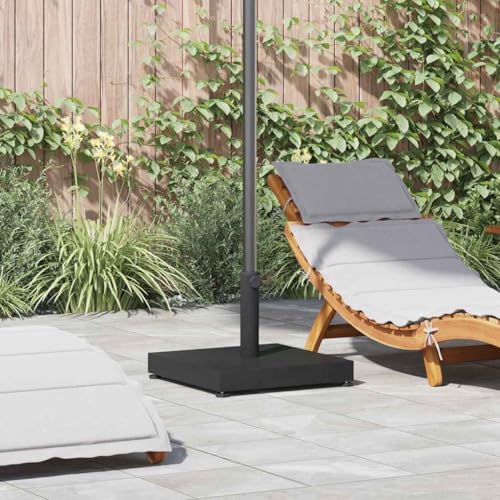 INLIFE Schirmständer für draußen Schwarz 45 x 45 x 31,5 cm,Heim & Garten,Rasen & Garten,Garten & Balkon,Zubehör für Sonnenschirme & Sonnenschutze,Sonnenschir mständer,Schwarz,27.05 KG,42010004