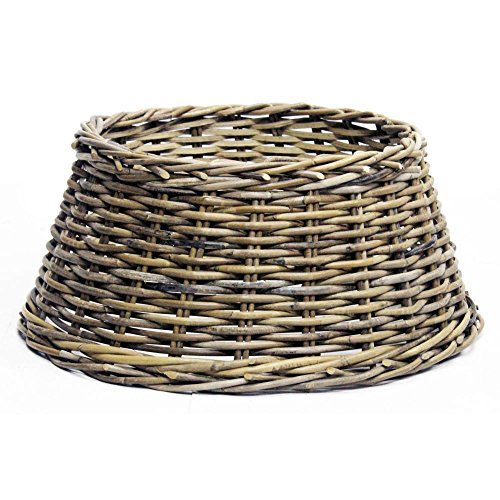 Longacres Rattan Weihnachtsbaum Roc k, Natur, 60 cm (Boden), 50 cm (Oben), Braun, Geometrisch