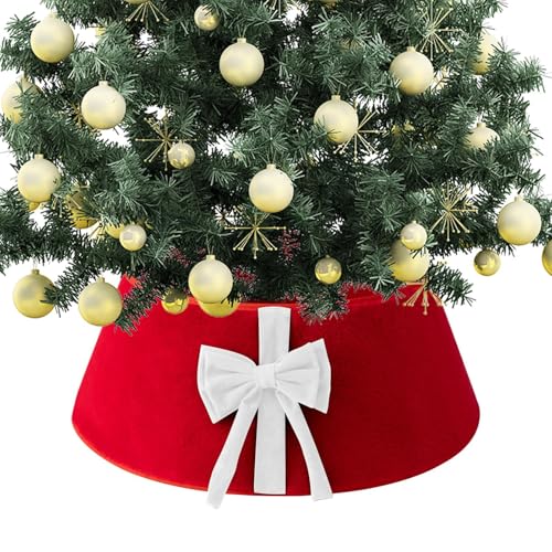 Künstlicher Weihnachtsbaum-Kragen | Plüschige Winterferiendekoration,We ihnachtsbaum Korb Kragen - Für Wohnzimmer, Eingang, Büros, Schlafzimmer, Wohnung, Party und Versammlung