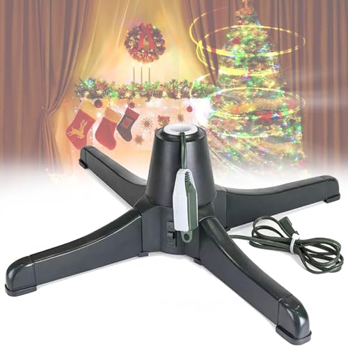Weihnachtsbaumständer, 360° Drehbarer Künstlicher Weihnachtsbaumständer, Elektrisch Drehbarer Weihnachtsbaumhalter Für Bis Zu 2,3 ??m Und 36 Kg Schwere Bäume