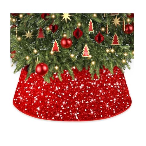 Weihnachtsbaum Kragen Weihnachtsbaum-Kragen, Glitzer-Weihnachtsbaum-Ba sis, Pailletten-Baumrock, Weihnachtsbaum-Stehkragen Weihnachtsbaum Korb(55x72x18cm)