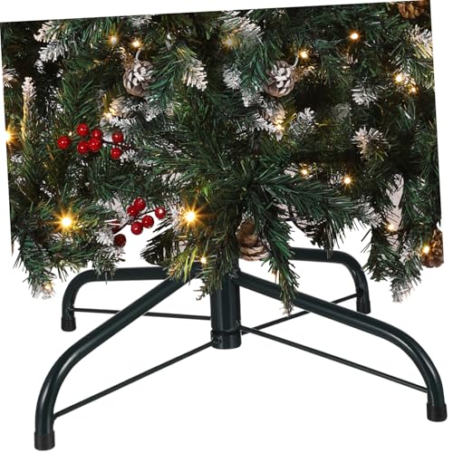 FIXOSHEE Weihnachtsbaumständer aus Robustem Metall mit Rohrdurchmesser Stabile Halterung für Künstliche Weihnachtsbäume geeignet Pulverbeschichtet Einfache Montage Langlebig und rutschfest