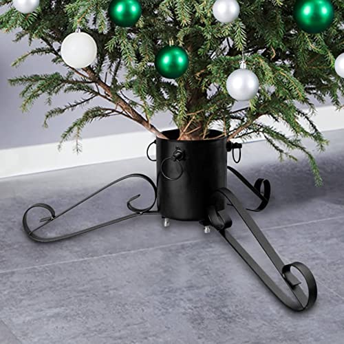 Sufrk Christbaumständer Schwarz 58x58x21 cm StäNder Tannenbaum