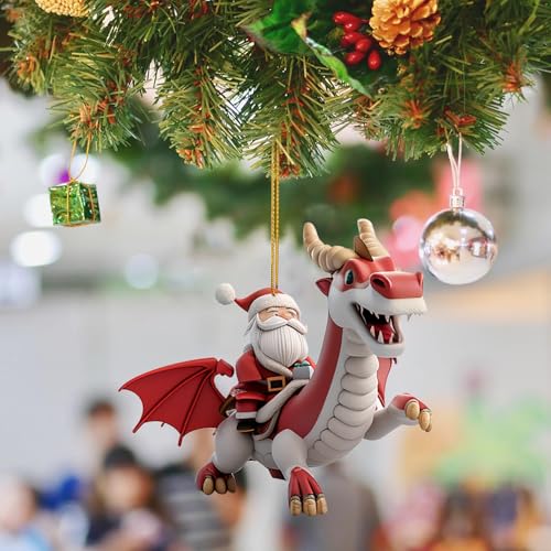 Weihnachtsdeko Baumschmuck Weihnachten Deko Innen Weihnachtsbaum Decke Weihnachtsbaumschmuck, Acryl, Flache Dekorationen, Mini-Weihnachtsbaum für drinnen und draußen, Bauernhaus-Dekorationen,