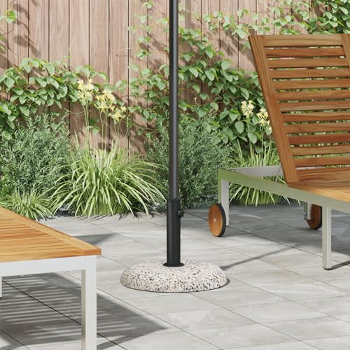 Tidyard Schirmständer für 37/42/52/58mm Stangen Mehrfarbiger Beton 20 kg Schirmständer Schirmfuß für Balkon Poolbereich Camping Events