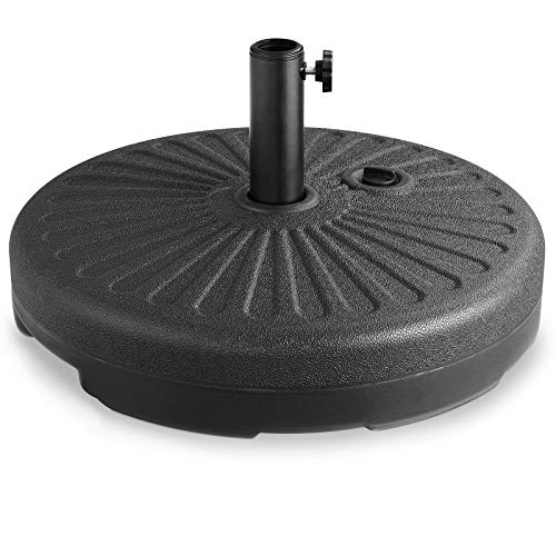 Casaria® Sonnenschirmständer 38 bis 48mm Mast Durchmesser Befüllbar Sonnenschirm Schirmständer Ständer Marktschirm Gartenschirm Balkon Terrasse Garten
