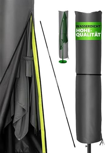 4smile Sonnenschirm Schutzhülle für 2 bis 4 m, 420D Oxford-Stoff – Strapazierfähige Ampelschirm Schutzhülle, Wasserdicht, UV-beständig, Abdeckung für Garten & Außenbereich, Anthrazit 4smile Sonnenschirm Schutzhülle für 2 bis 4 m, 420D Oxford-Stoff – Strapazierfähige Ampelschirm Schutzhülle, Wasserdicht, UV-beständig, Abdeckung für Garten & Außenbereich, Anthrazit
