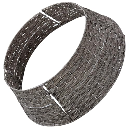 SUPVOX Weihnachtsbaumkragen Kunststoff Mittelgrau Baumrock Korb Rund Wetterfeste Baumdecke für Innen Außen Dekoration für Weihnachtsfeier Festtagsdeko