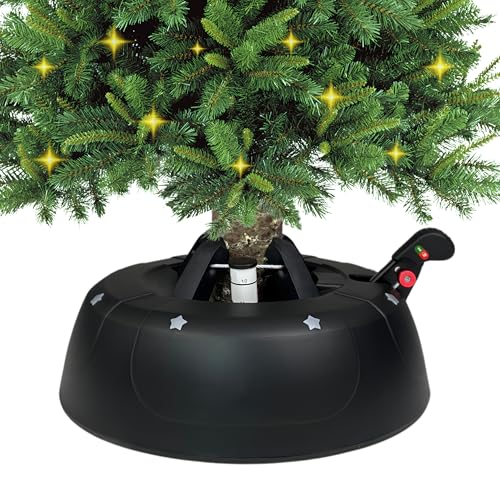 Stabiler Christbaumständer für Baumhöhe bis 2m, mit Fußpedal und Einseiltechnik, inkl. 2L Wassertank, Weihnachtsbaumständer mit Sicherheitssystem, Anthrazit – Kamai Start 2.0