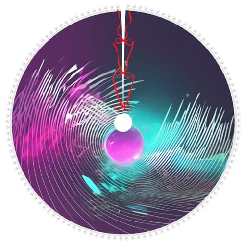 Weihnachtsbaumrock - erhältlich in 30, 36 und 48 Bäumen - Ideale Weihnachtsdekoration für Zuhause und Büro Musik Klangwelle