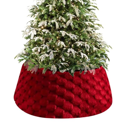 Weihnachtsbaumkragen | Festliche Ringdekoration - Weihnachtsbaum Ständerabdeckung Korb Rock Kragen - Für Familie Erwachsene Kinder Party Feiertag Zuhause Innenbereich Außenbereich