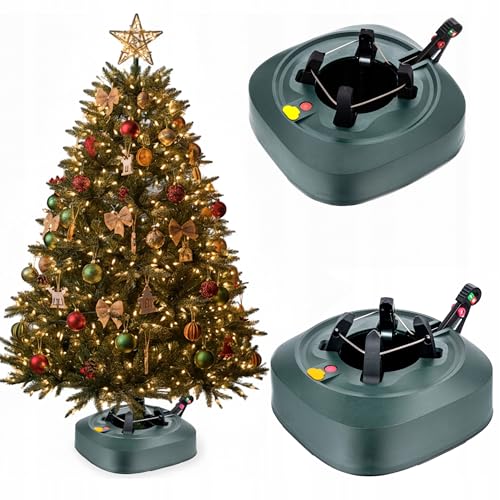 COIL Christbaumständer, Ständer mit Wasserspeicher, Fußpedal, Weihnachtsbaumständer, Weihnachtsdeko, Christbaumschmuck