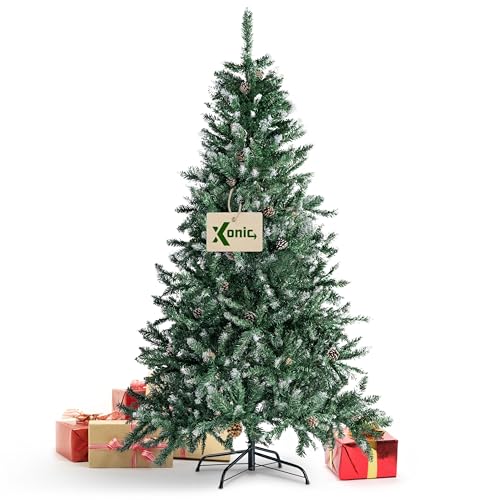Xonic® Claus künstlicher Weihnachtsbaum Grün - 5 Größen: 120-240cm - Realistischer Tannenbaum mit Metall-Ständer - Dicht und Naturgetreu (Pine, 180 cm)
