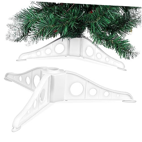 CLISPEED Weihnachtsbaum Präsentat ionsständer, Weihnachtsbaumständer, kleiner Baumfixator, Weihnachtsbaum Drehständ er, Urlaubsbaum Basis, Ständer, Zuhause, Weihnachtsbaumbedarf, Kunststoffhalter,