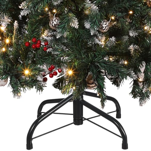 Cabilock Zusammenklappbarer Weihnachtsbaumständer Aus Metall: Ersatz-Weihnachtsbaumstä nderbasis Universeller Zusammenklappbarer Weihnachtsbaumständer Für Künstliche Weihnachtsbäume
