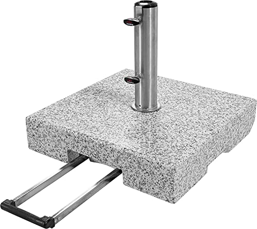 Doppler SL-AZ Granit Auszieh-Griff 72kg Sonnenschirmständer, grau