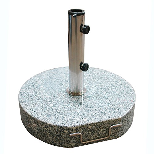 Sonnenschirmständer/Schi rmständer rund 45 cm Granit grau 40 kg