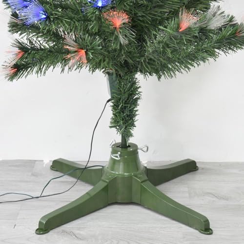 LANAZU Um 360 Grad drehbarer Weihnachtsbaumständer, Verstellbarer künstlicher Baumständer, geeignet für Büro, Einkaufszentrum