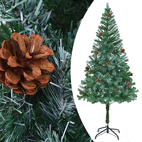 Künstlicher Weihnachtsbaum mit Tannenzapfen, 180 cm, kangqiling60178