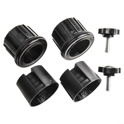 GLFLOW 6-teiliges Set Sonnenschirmständer Zubehör inkl. Schirmhalter Adapter Rohr Schraube Befestigung Halterung für Outdoor Strand Terrasse Schirme