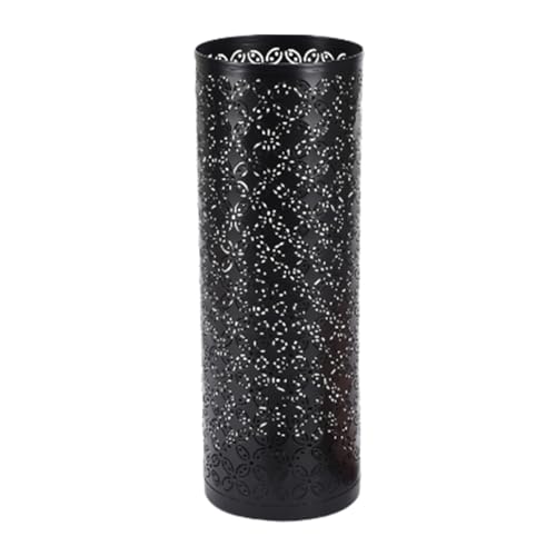 Leichter Schirmständer, runder Schirmhalter aus Metall, für Veranda und Büro, stilvolle Farben in Schwarz, Weiß, Rosa für den Eingangsbereich Leichter Schirmständer, runder Schirmhalter aus Metall, für Veranda und Büro, stilvolle Farben in Schwarz, Weiß, Rosa für den Eingangsbereich