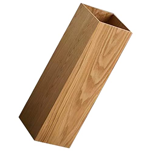 Garneck Holz Schirmständer aus Strapazierfähigem Holz für Zuhause und Hotel Eingangsbereich Regenschirmhalter mit Stabilem Design zur Schirmaufbewahrung und Trocknung